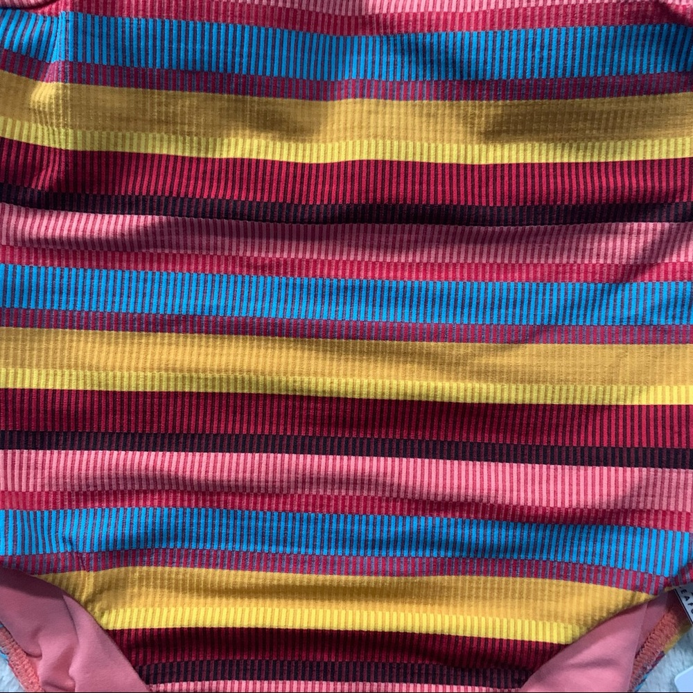 NWT Seafolly Baja Striped Tube Maillot One Piece - Picture 12 of 13